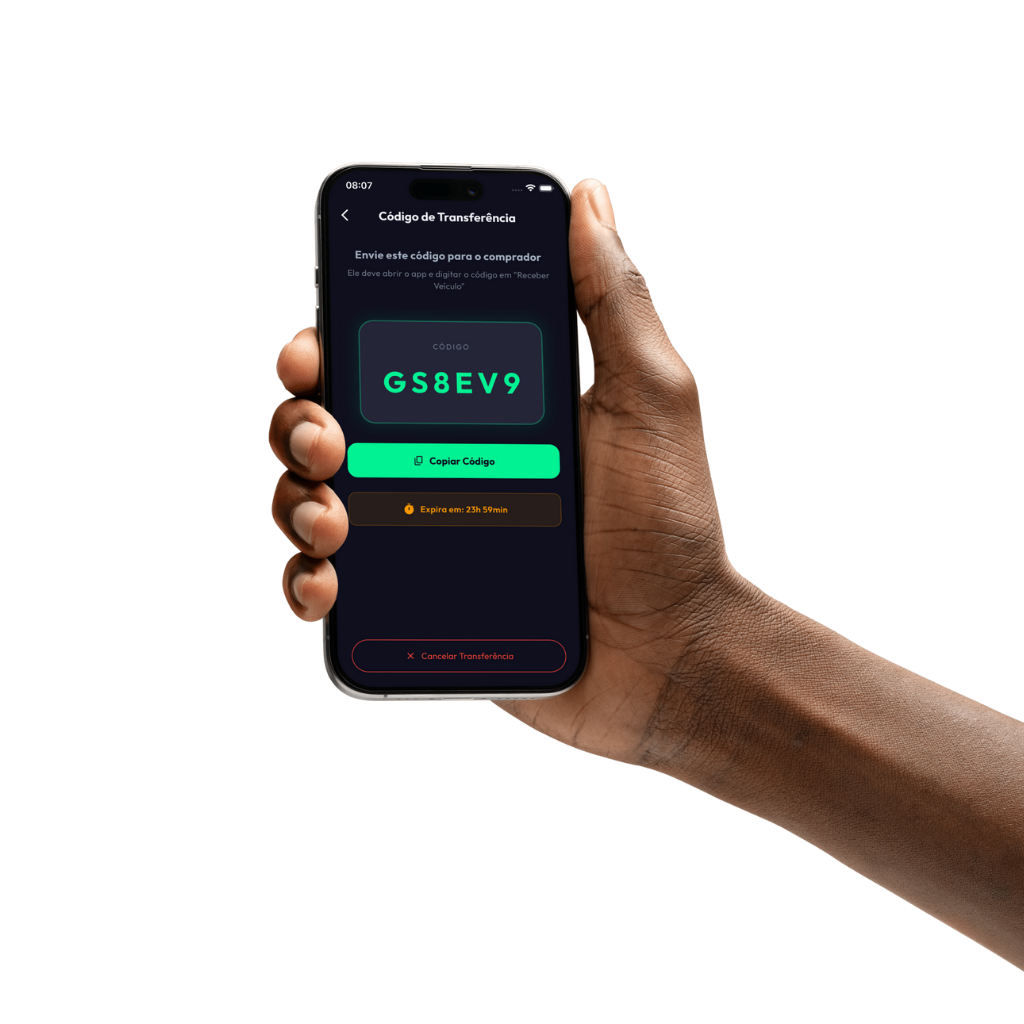Tela de Transferência App Previncar